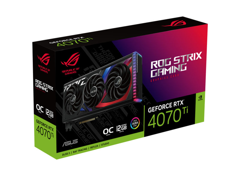 Asus ROG Strix ROG-STRIX-RTX4070TI-O12G-GAMING NVIDIA GeForce RTX 4070 Ti 12 GB Graphics Card