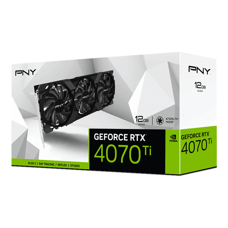 PNY VCG4070T12TFXPB1 NVIDIA GeForce RTX 4070 Ti 12 GB Graphics Card