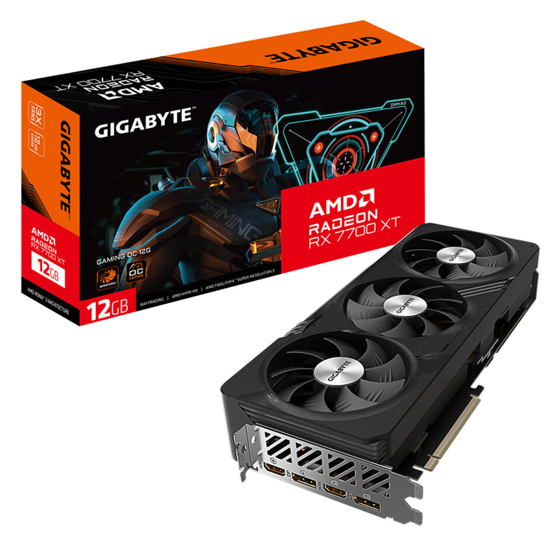 Gigabyte GAMING OC 12G AMD Radeon RX 7700 XT 12 GB Graphics Card