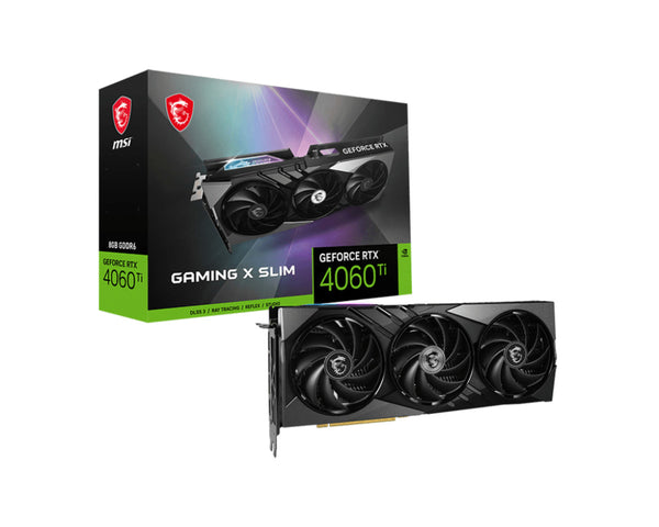 MSI GAMING X SLIM NVIDIA GeForce RTX 4060 Ti 8 GB Graphics Card