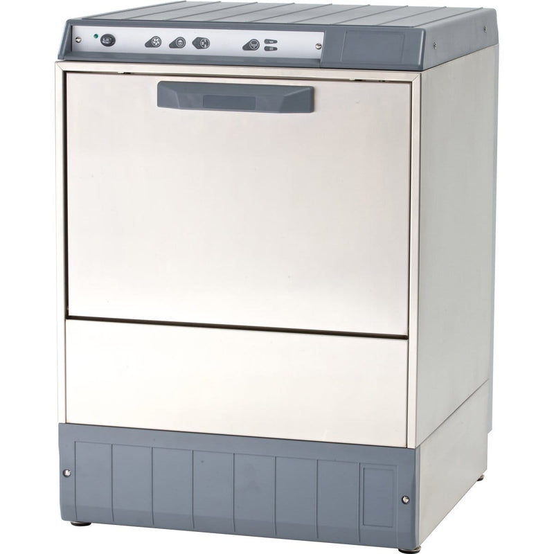 Commercial Dishwasher 540 plates/hour 500mm basket Drain pump Detergent pump 13A | Omniwash 5000STDDPS