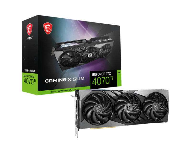 MSI GAMING X SLIM NVIDIA GeForce RTX 4070 Ti 12 GB Graphics Card