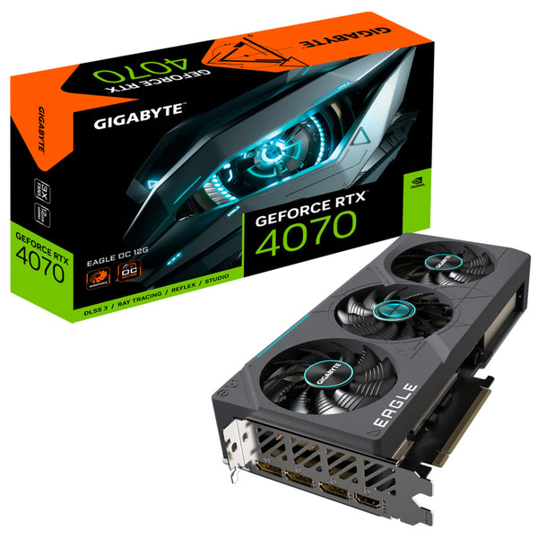 Gigabyte GV-N4070EAGLE OC-12GD NVIDIA GeForce RTX 4070 12 GB Graphics Card