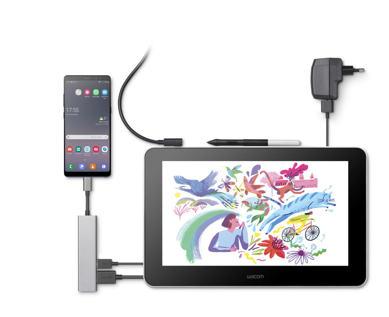 Wacom One 13 (13.3 inch) FHD Pen Display with Integrated Stand