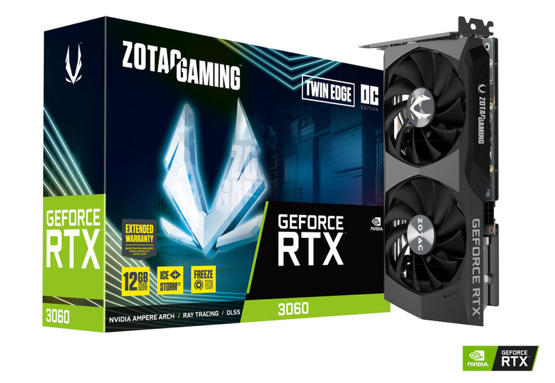 Zotac GAMING Twin Edge OC NVIDIA GeForce RTX 3060 12 GB Graphics Card