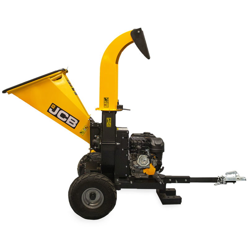 JCB Wood Chipper 120mm / 4.72” Heavy-duty Petrol Wood Chipper | JCB-CH150120PE