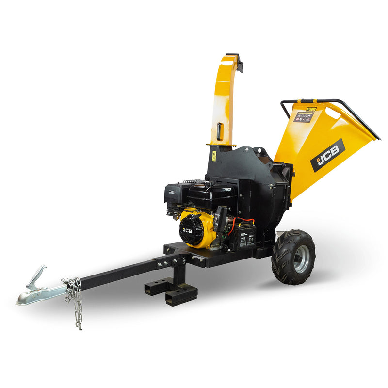 JCB Wood Chipper 120mm / 4.72” Heavy-duty Petrol Wood Chipper | JCB-CH150120PE