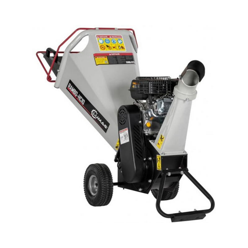 Lumag Petrol Wood chipper Rambo HC10 100MM Capacity 196CC Engine