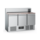 Pizza Counter 3 Doors 8x1/6GN Combisteel | Ecofrost