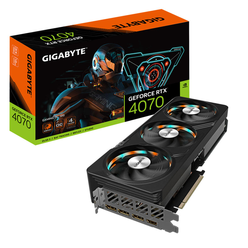 Gigabyte GV-N4070GAMING OC-12GD NVIDIA GeForce RTX 4070 12 GB Graphics Card