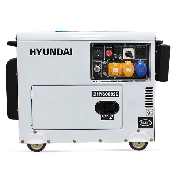 Hyundai Diesel Generator 5.2kW / 6.5kVA* | DHY6000SE