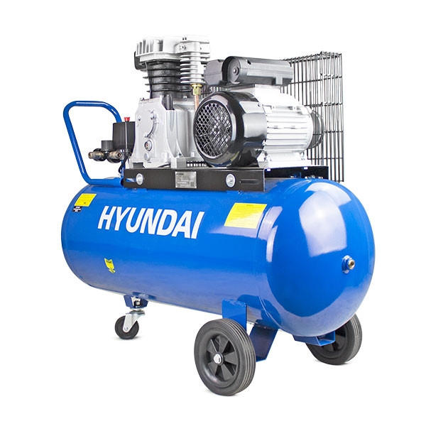 Hyundai 3hp 100L Electric Air Compressor 14CFM 145psi Twin Cylinder Direct Drive | HY3100P