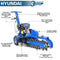 Hyundai 420cc 14hp Petrol Trencher, Recoil Start, 600mm Depth | HYTR150