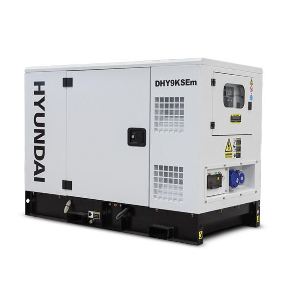 Hyundai 9kW/11.25kVA Single Phase Diesel Generator | DHY9KSEm