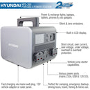 Hyundai HPS-300 Portable Power Station & Protective Carry/Shoulder Bag