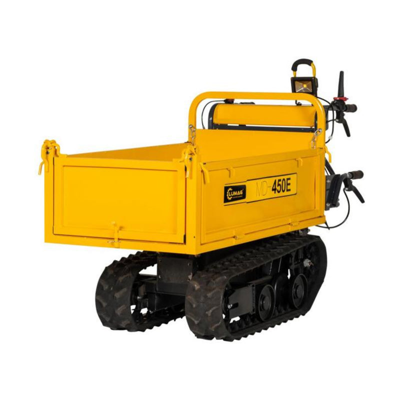 Lumag MD450E 450kg Electric Tracked Dumper with Manual Tip